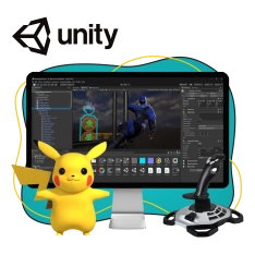 Мир игр на Unity 2D на популярном движке + AI-помощники - КИБЕРшкола программирования для детей, компьютерные курсы для школьников, начинающих и подростков - KIBERone г. Красноярск